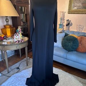 Elegant Black Caviar St. John Evening Attire